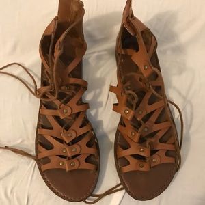 American Eagle Lace Up Sandals